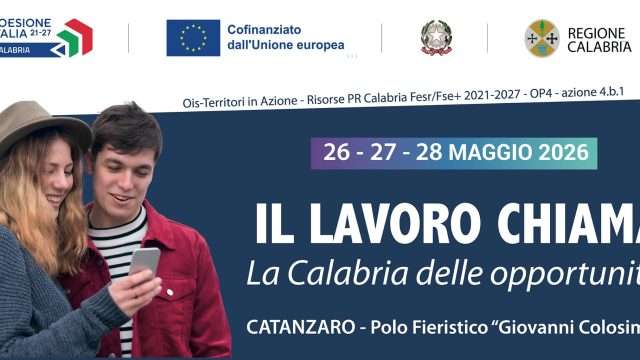“Il lavoro chiama”, a Catanzaro tre giorni tra recruiting e formazione
